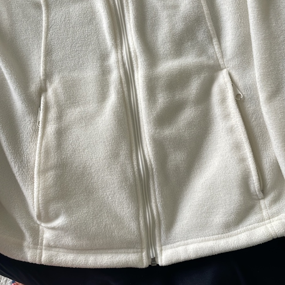 Columbia Women's Cream Fleece Lightweight Jacket - Picture 5 of 10